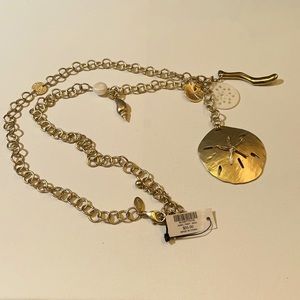 Chico’s “Ariel” sand dollar beach pendant necklace